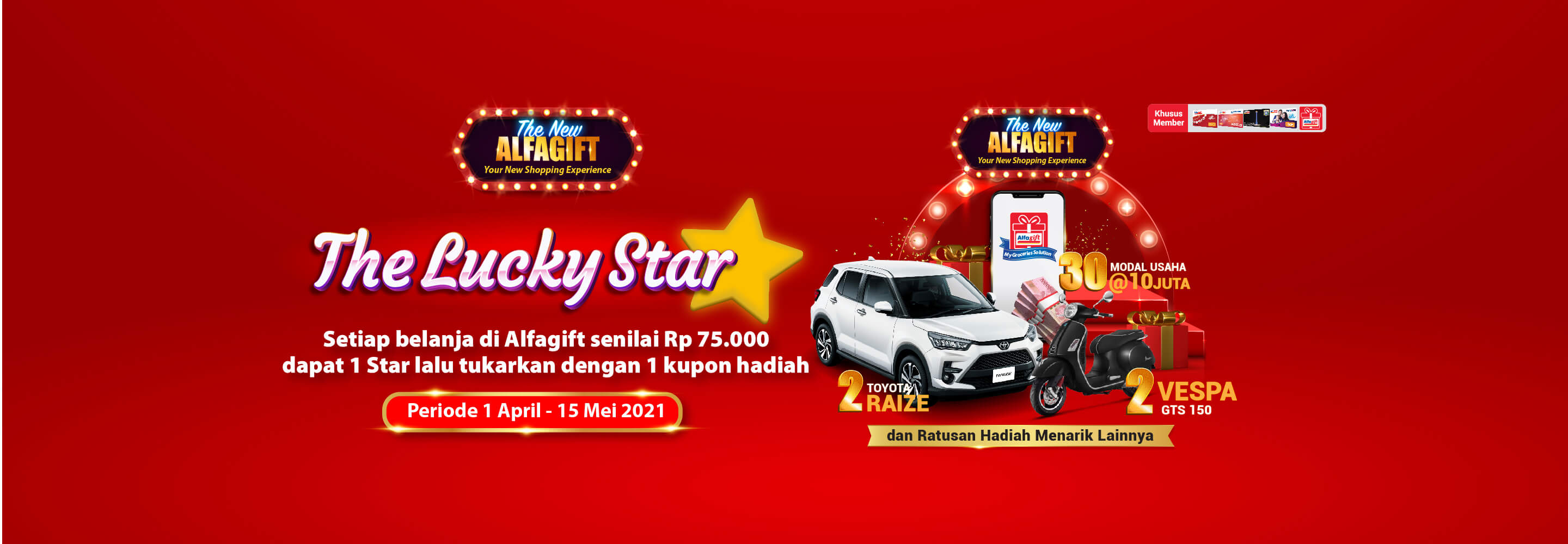 Promo The Lucky Star Alfamart