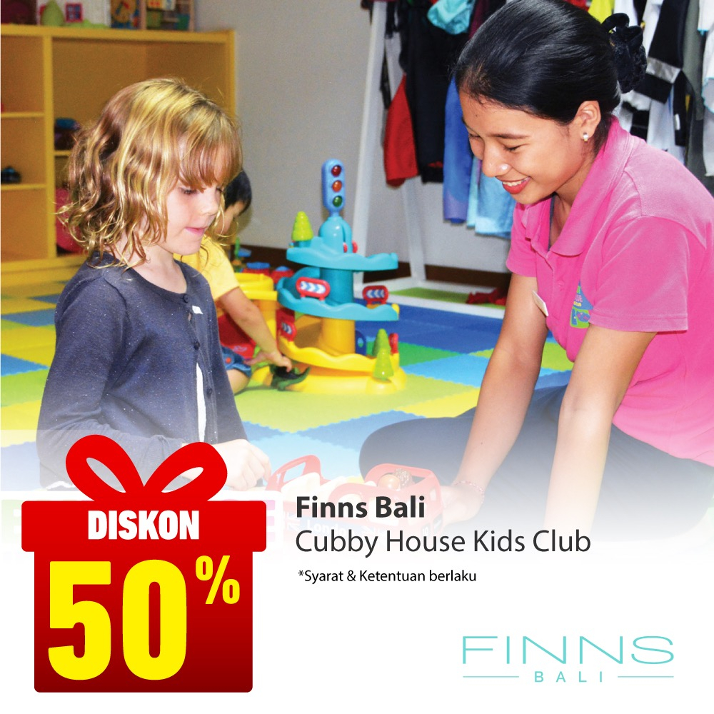 Special Offer FINNS BALI CUBBY HOUSE KIDS CLUB