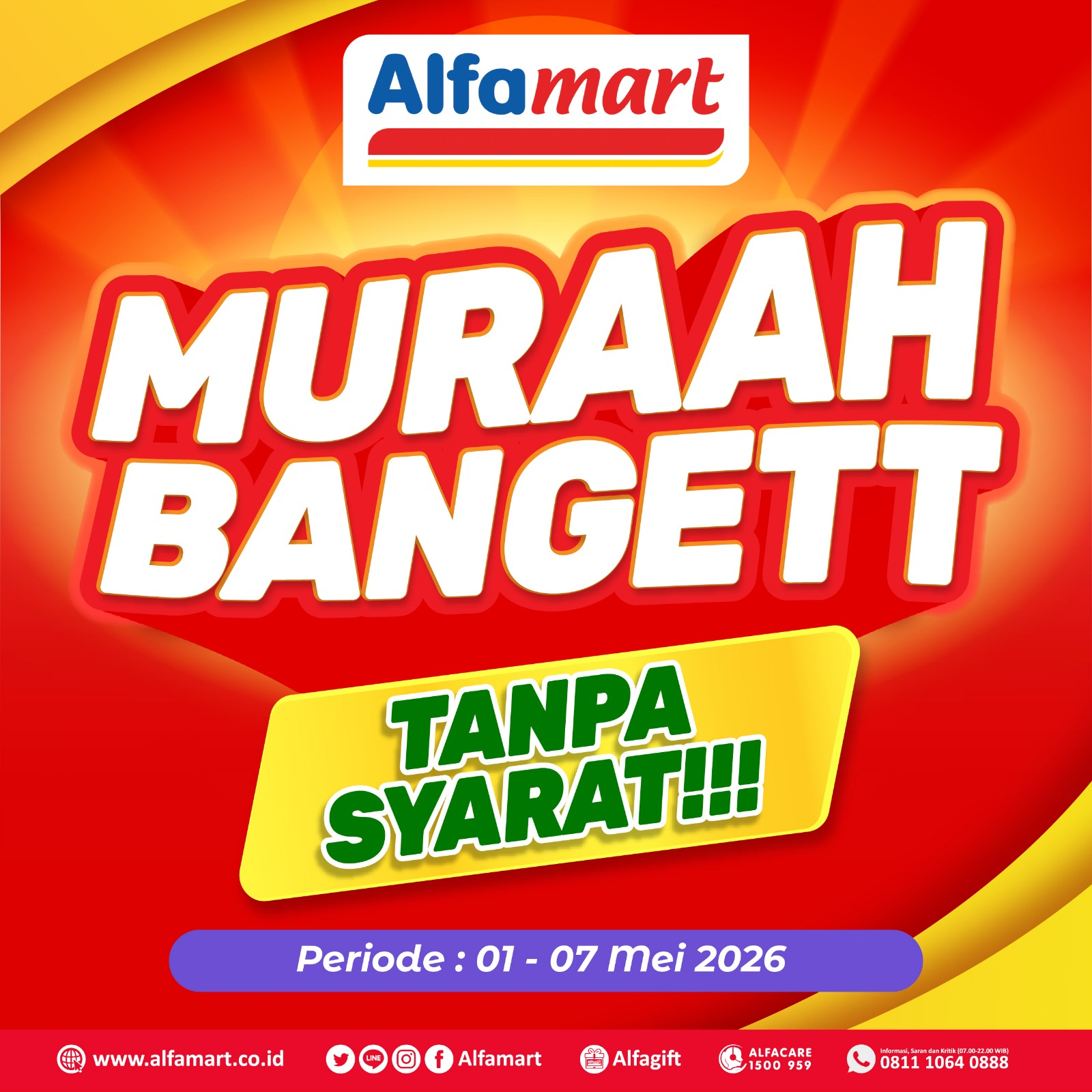 Banner PROMO MURAH BANGET Alfamart