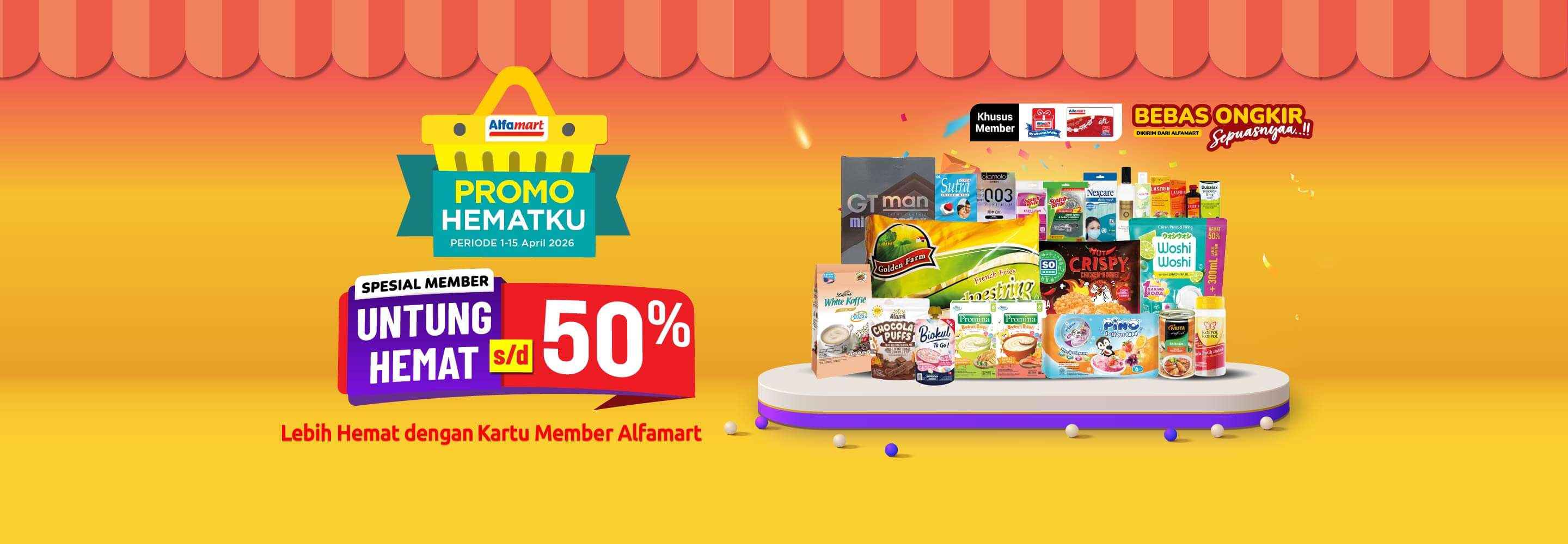 Banner promo Promo Member Hematku Alfamart