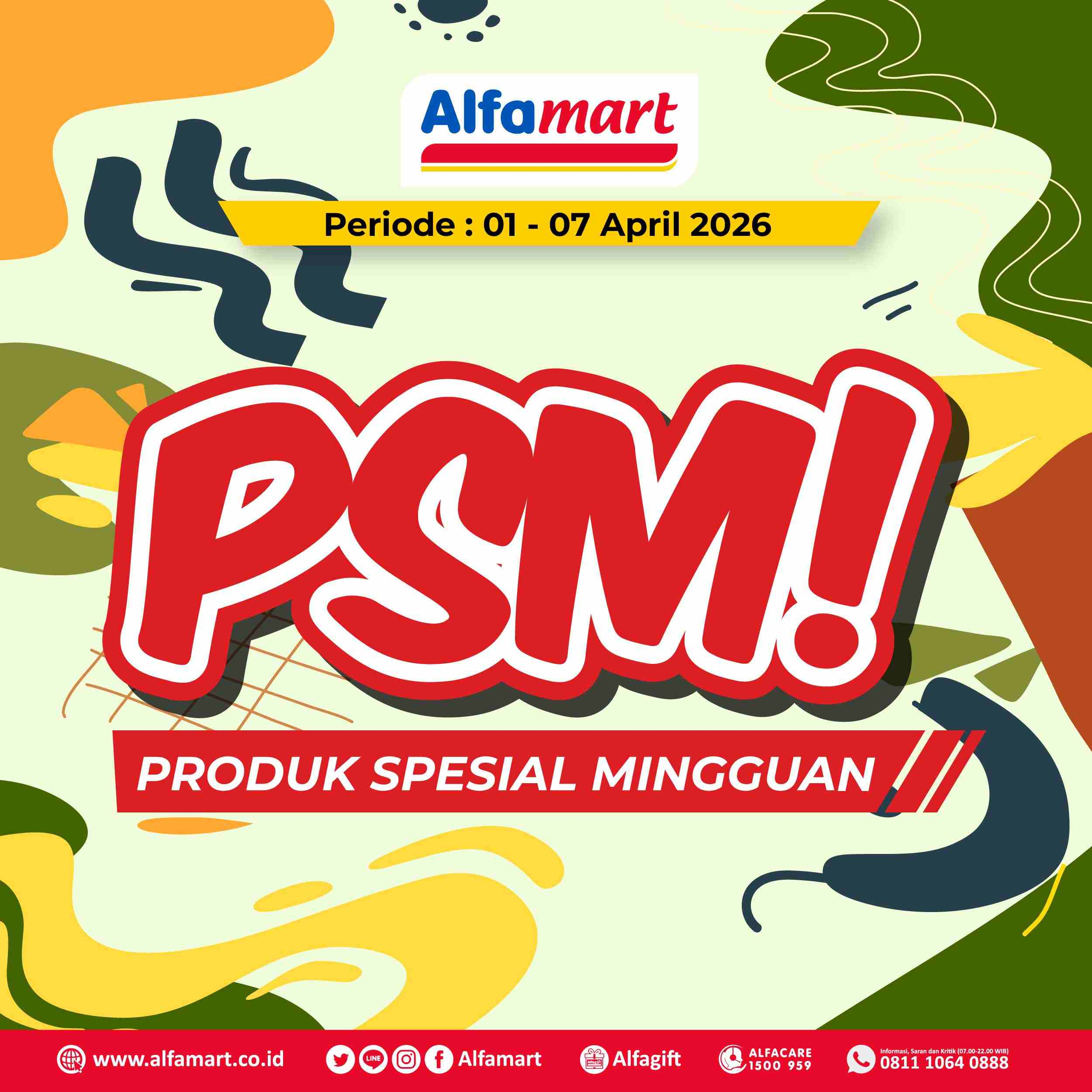 Banner Produk Spesial Mingguan (PSM) Alfamart