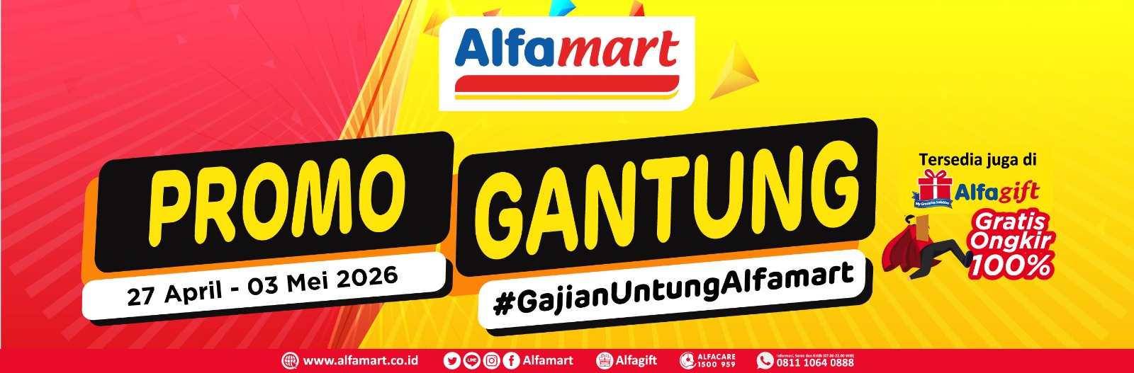 Banner promo PROMO GANTUNG Alfamart