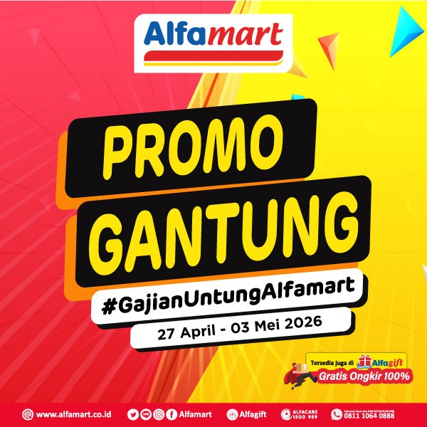 Banner PROMO GANTUNG Alfamart