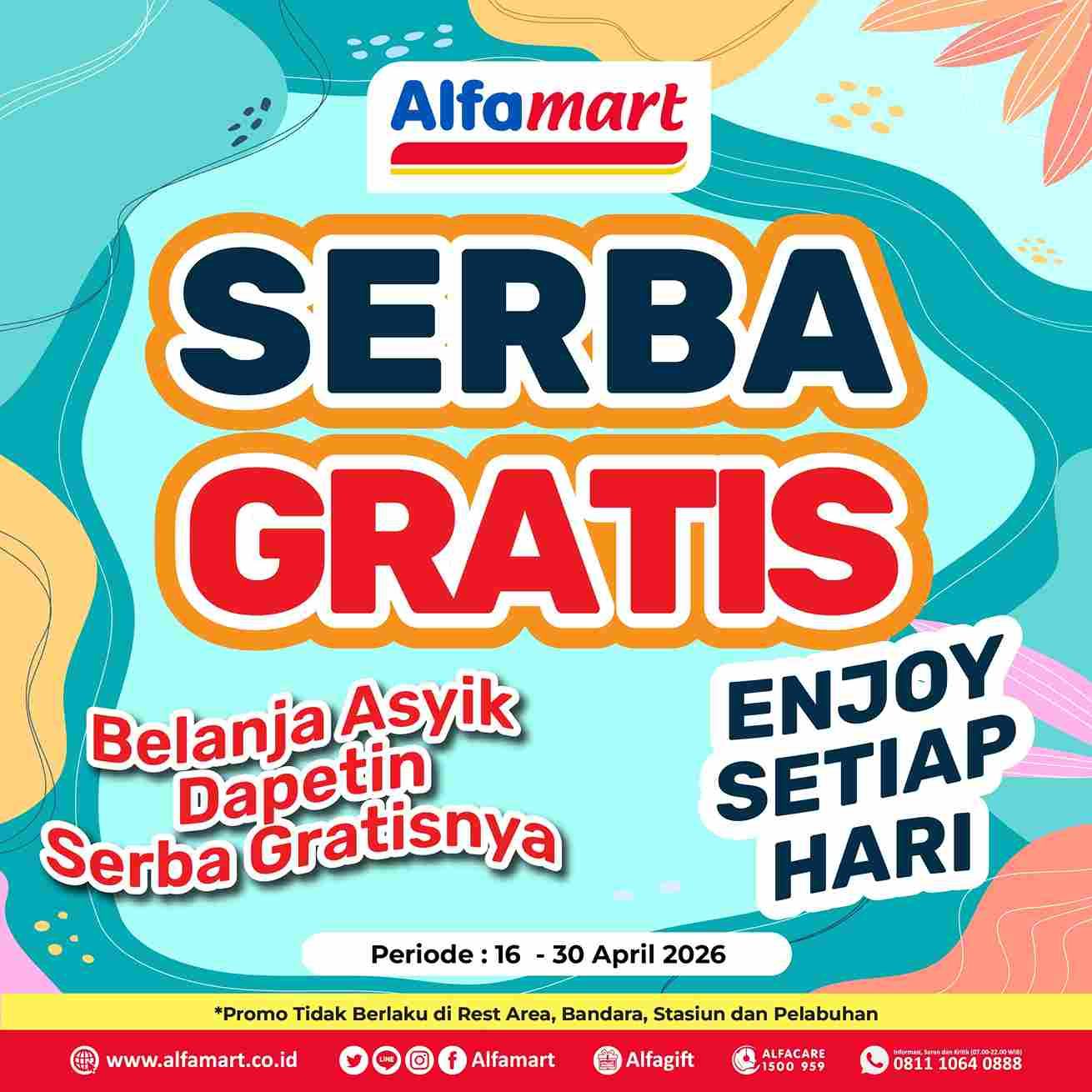 Banner PROMO SERBA GRATIS Alfamart