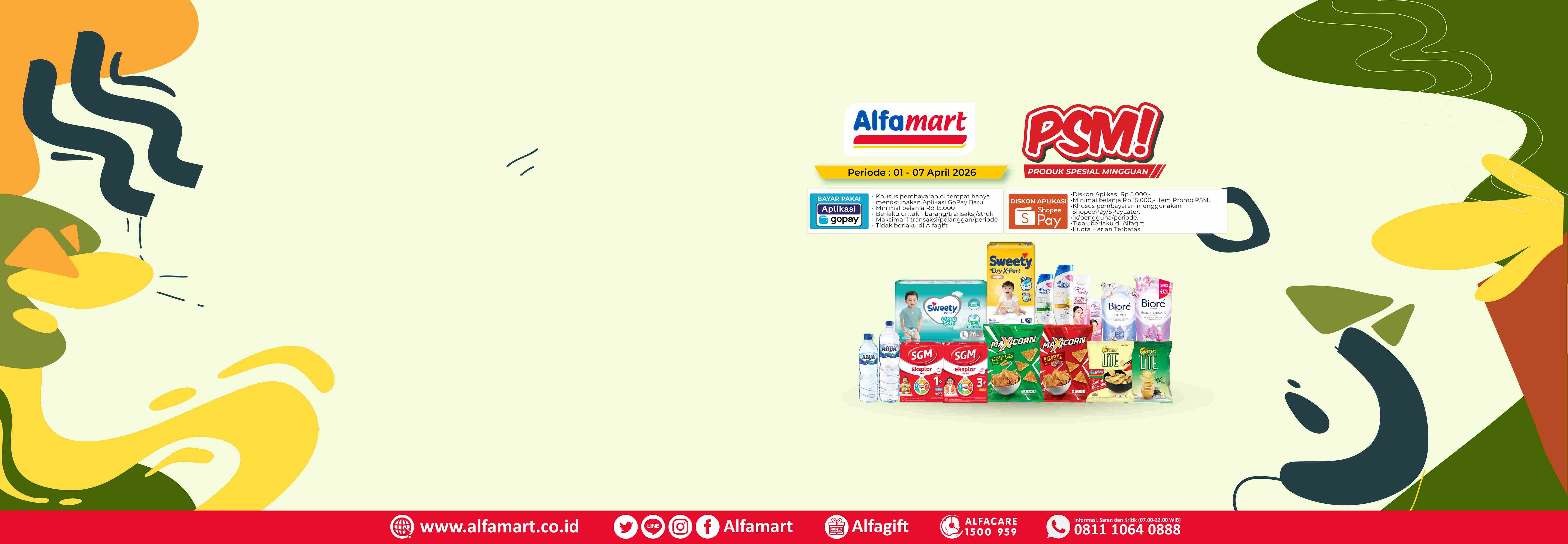 Desktop version banner Produk Spesial Mingguan (PSM)