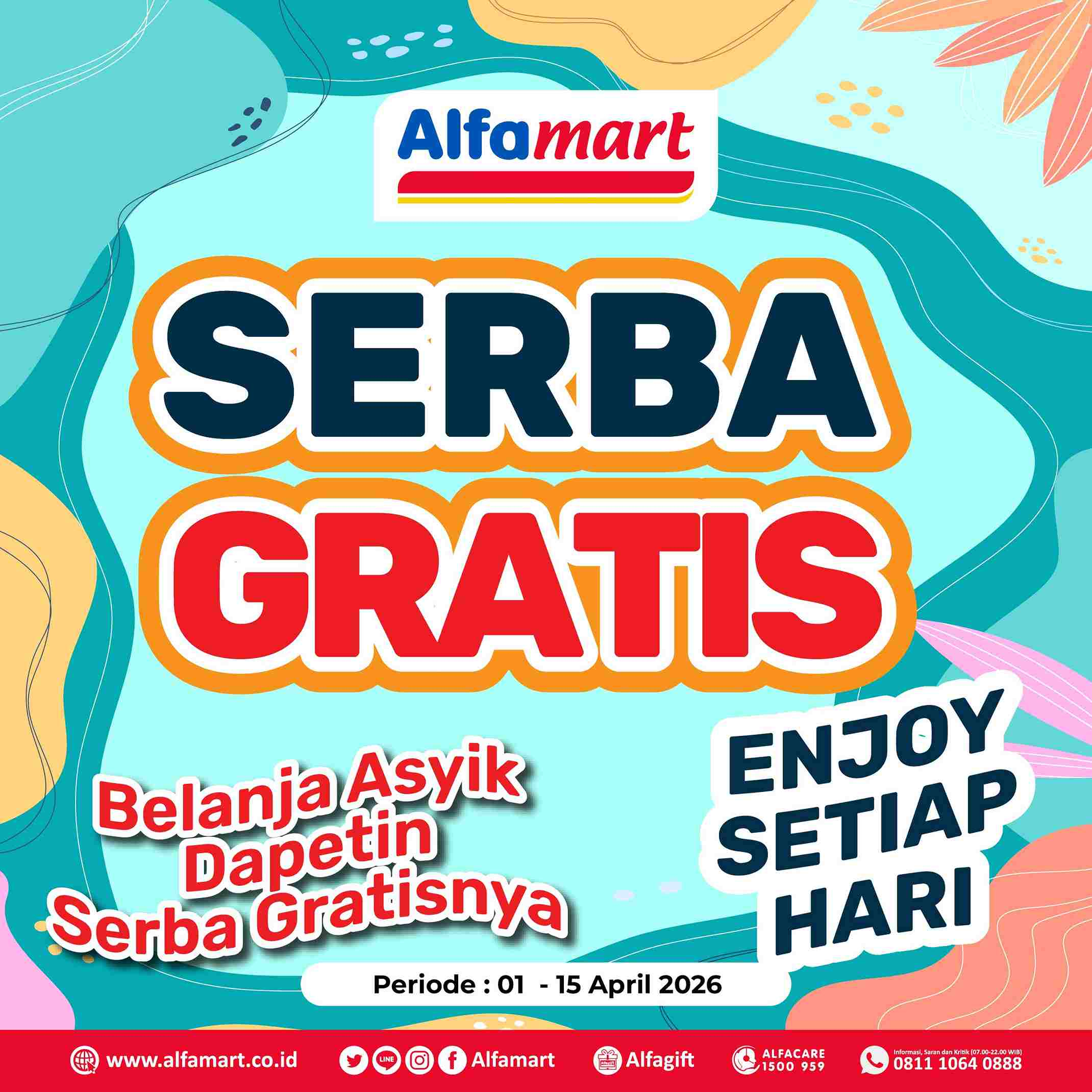 Banner PROMO SERBA GRATIS Alfamart