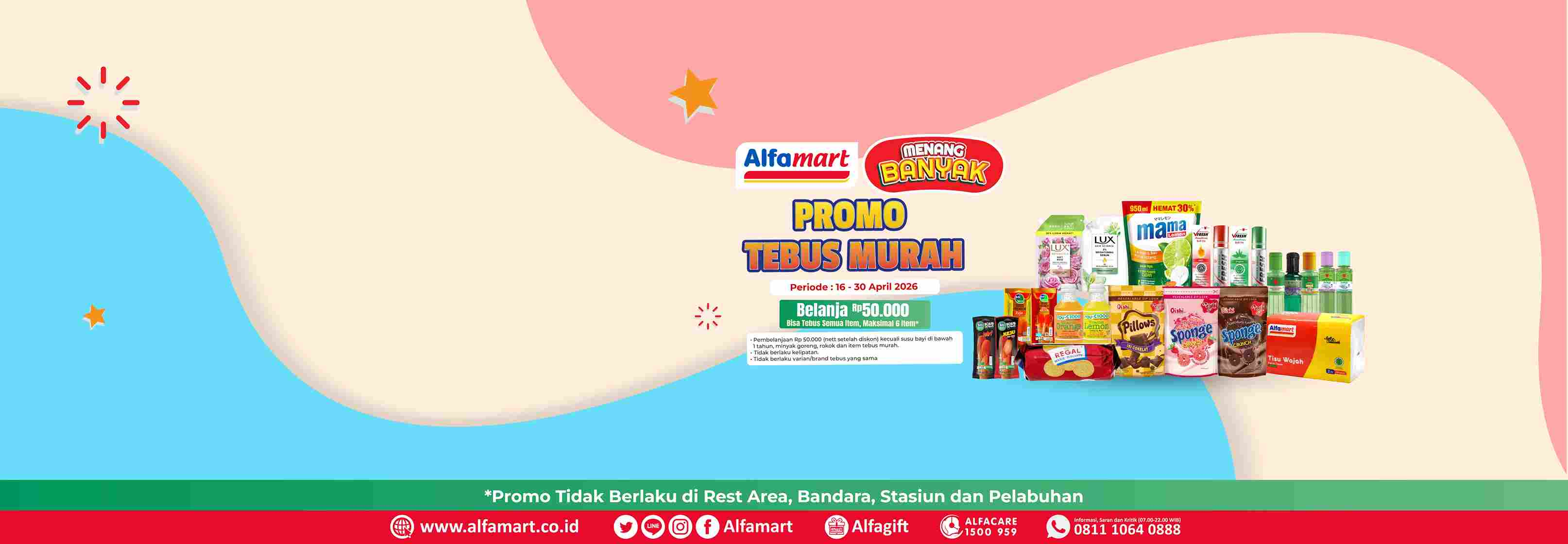 Banner promo Promo Tebus Murah Alfamart