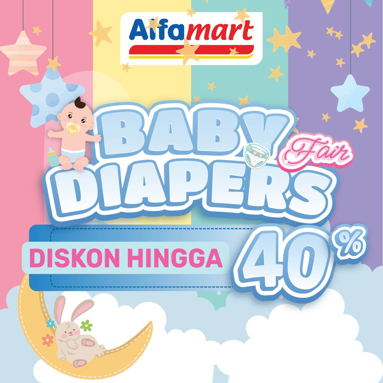 Banner DIAPERS FAIR Alfamart