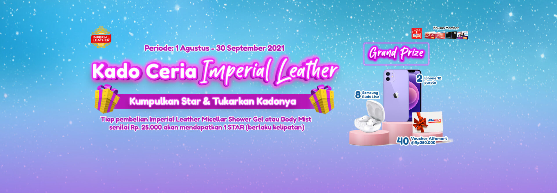 Promo Program Member - Kado Ceria Imperial Leather Alfamart
