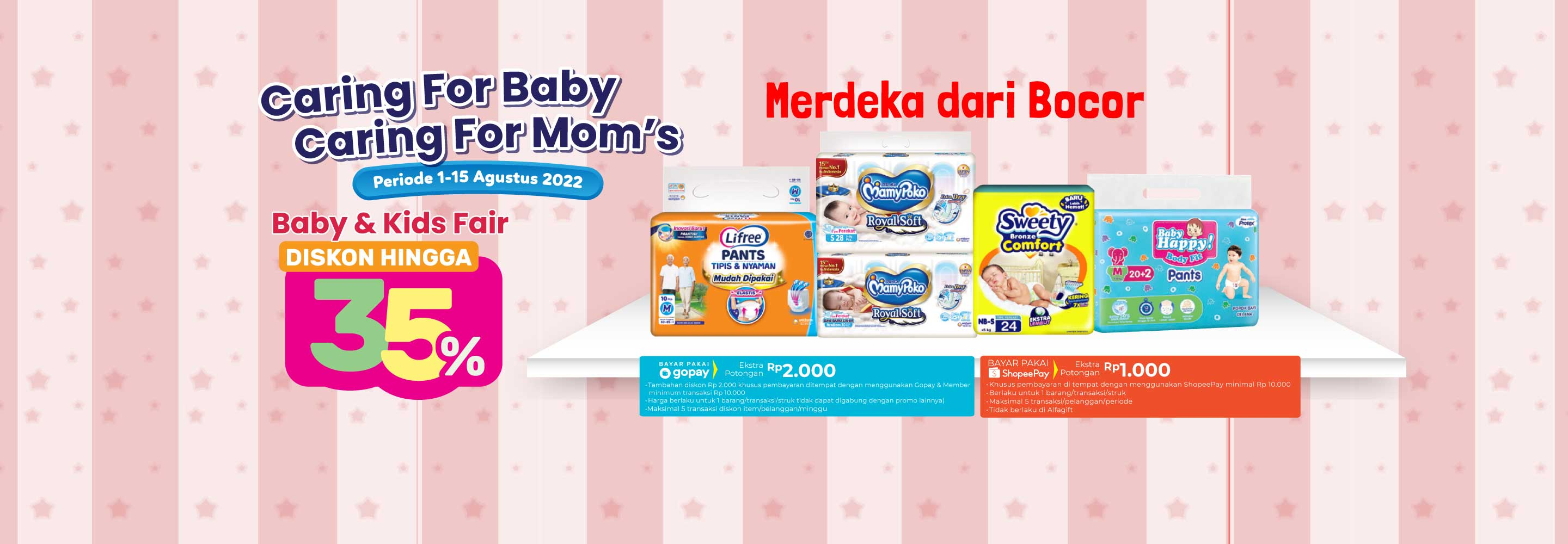 Banner promo Diapers Fair Alfamart Alfamart