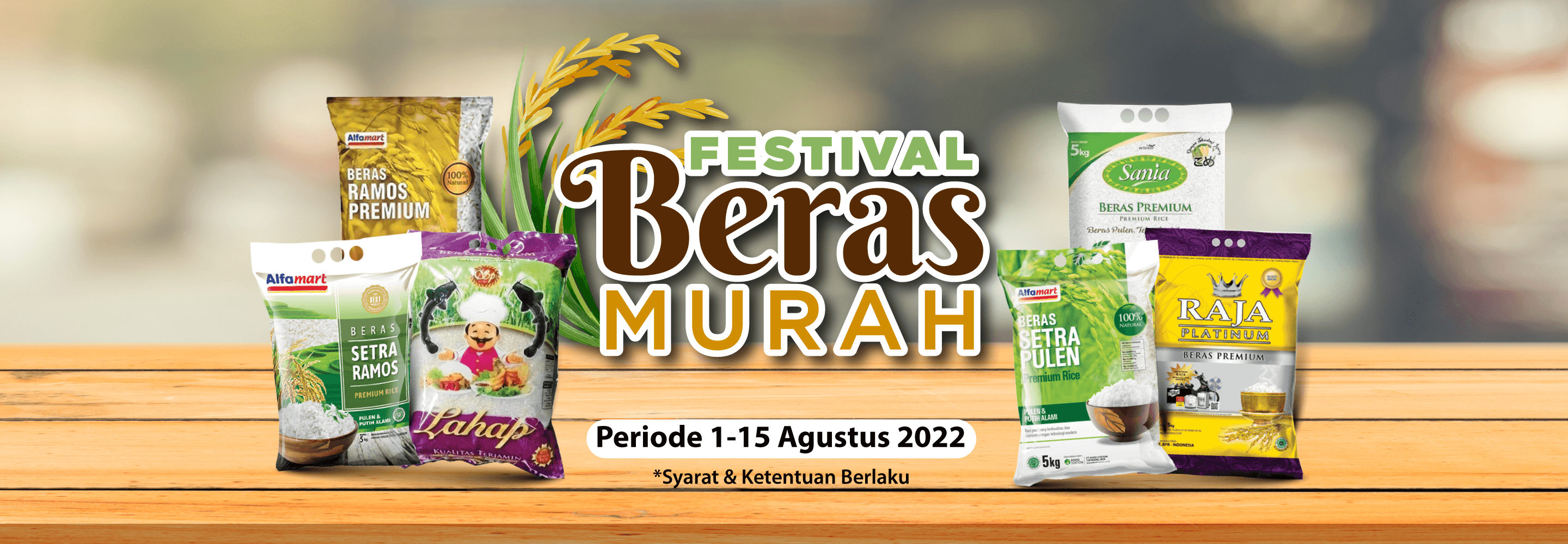 Banner promo Festival Beras Alfamart Alfamart