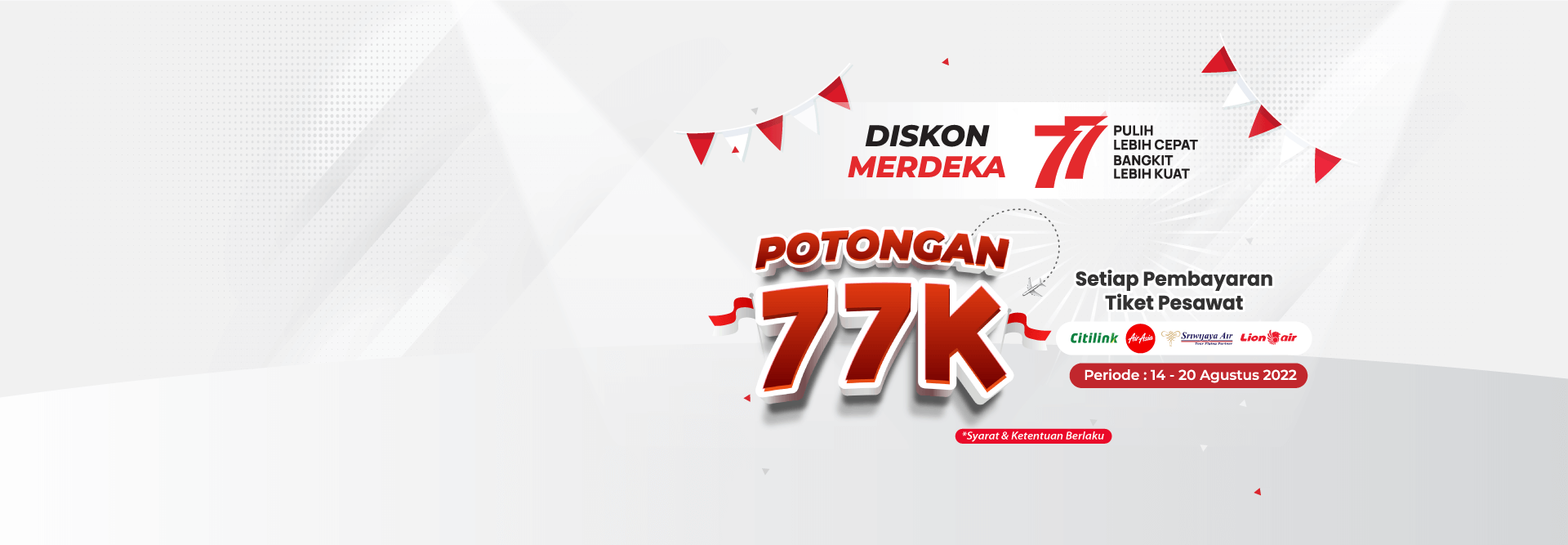Desktop version banner Promo Diskon Merdeka Di Alfamart
