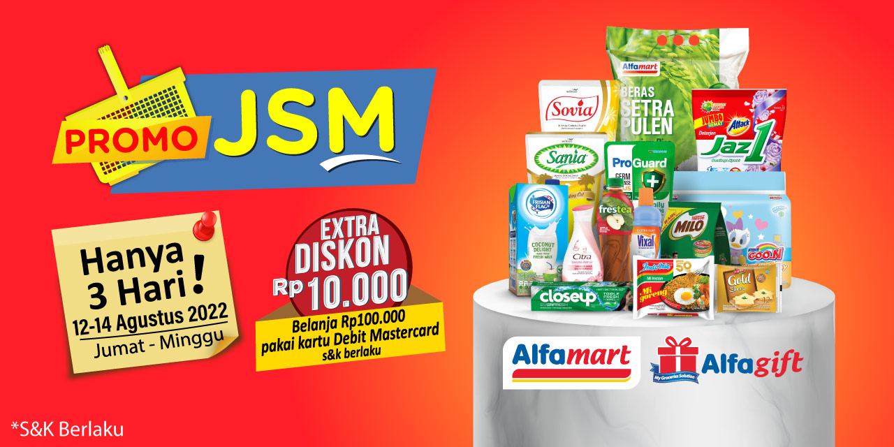 Mobile version banner Promo JSM Alfamart Spesial Akhir Pekan