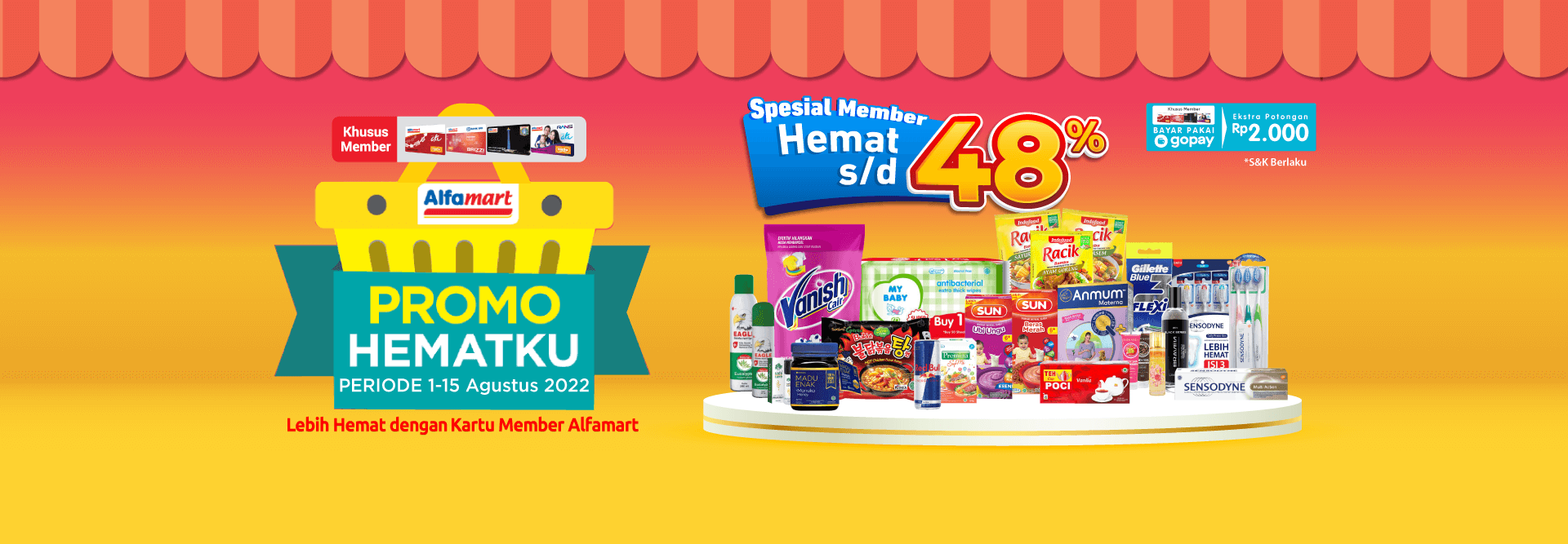Banner promo Promo Member Hematku Alfamart