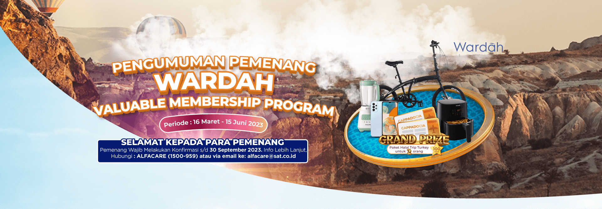 Banner Program Alfastar - Wardah Valuable Membership Program Alfamart