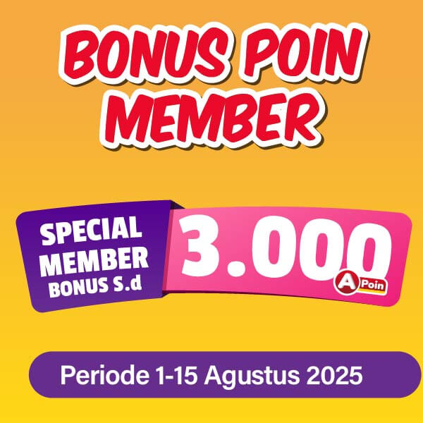 Banner Bonus Poin Member Alfamart Alfamart