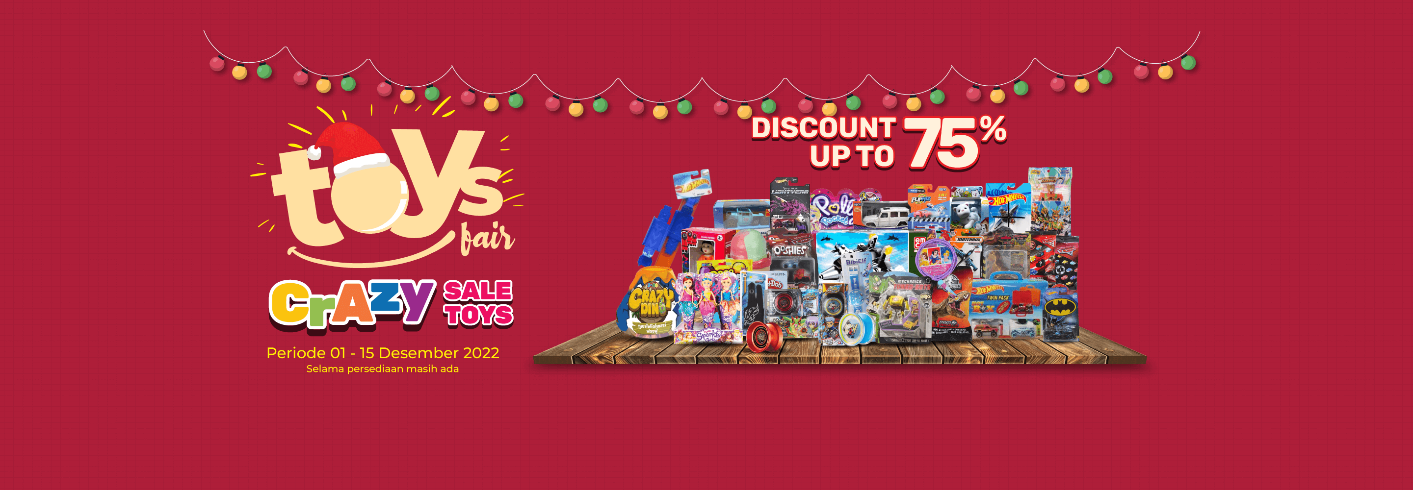 Promo Promo Crazy Sale Toy's Disc Up to 75%!! Alfamart