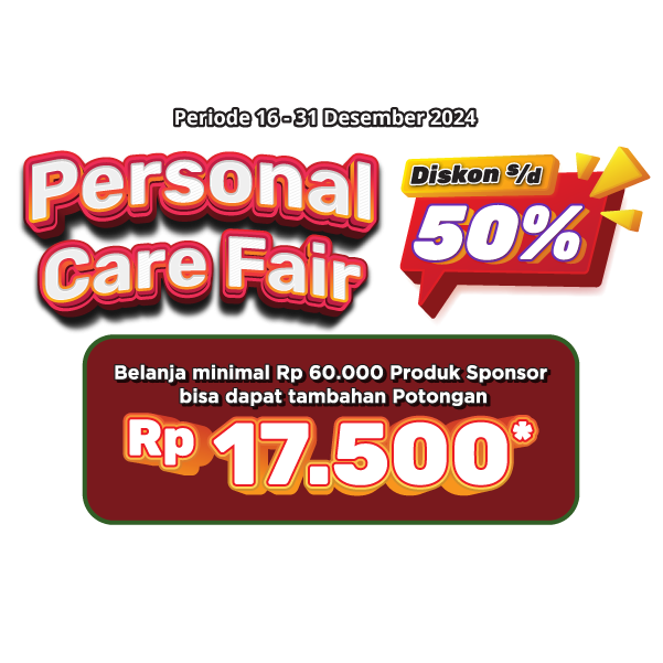 Banner Personal Care Fair Alfamart Alfamart