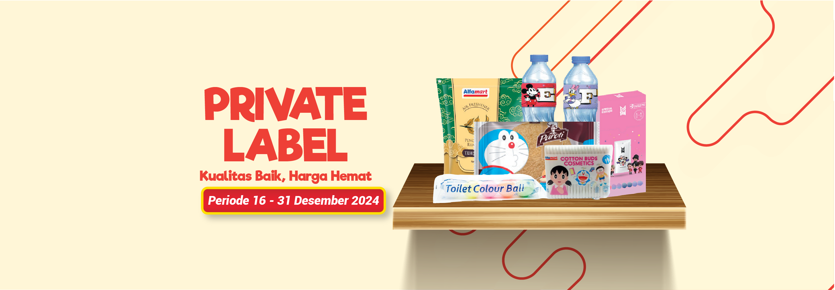 Banner promo Private Label Alfamart Alfamart