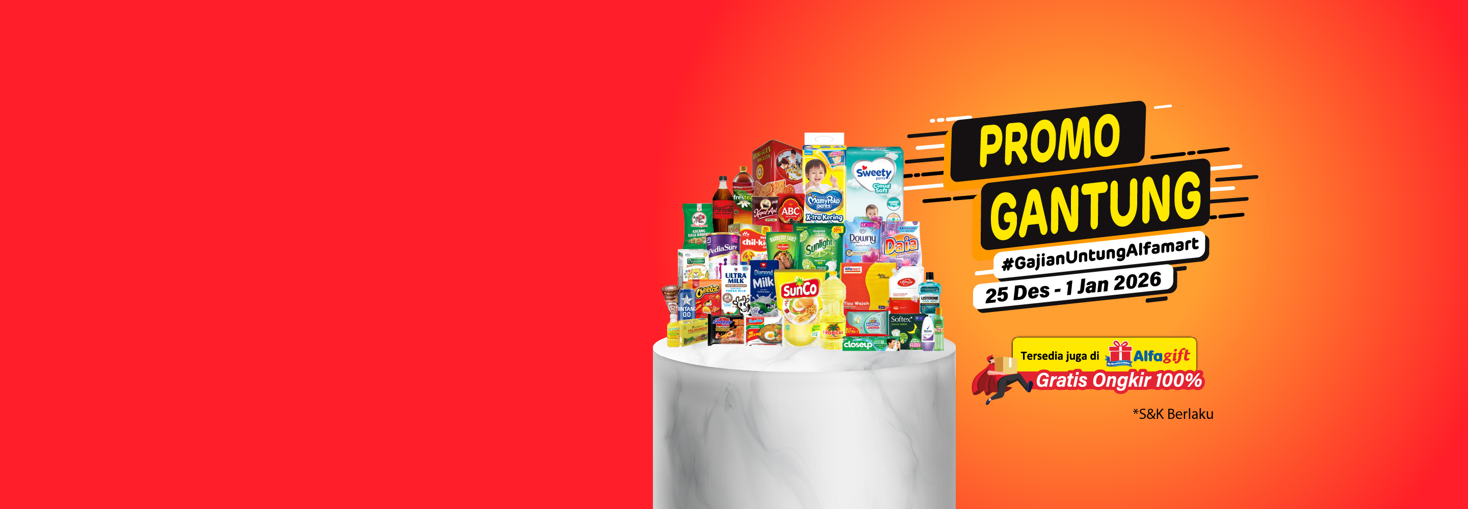 Desktop version banner Promo Gantung Alfamart