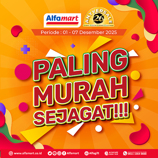 Banner PMS (PALING MURAH SEJAGAT) Alfamart
