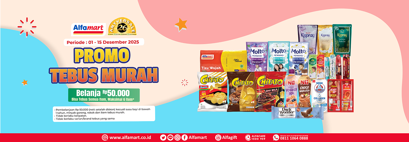 Banner promo PROMO TEBUS MURAH Alfamart