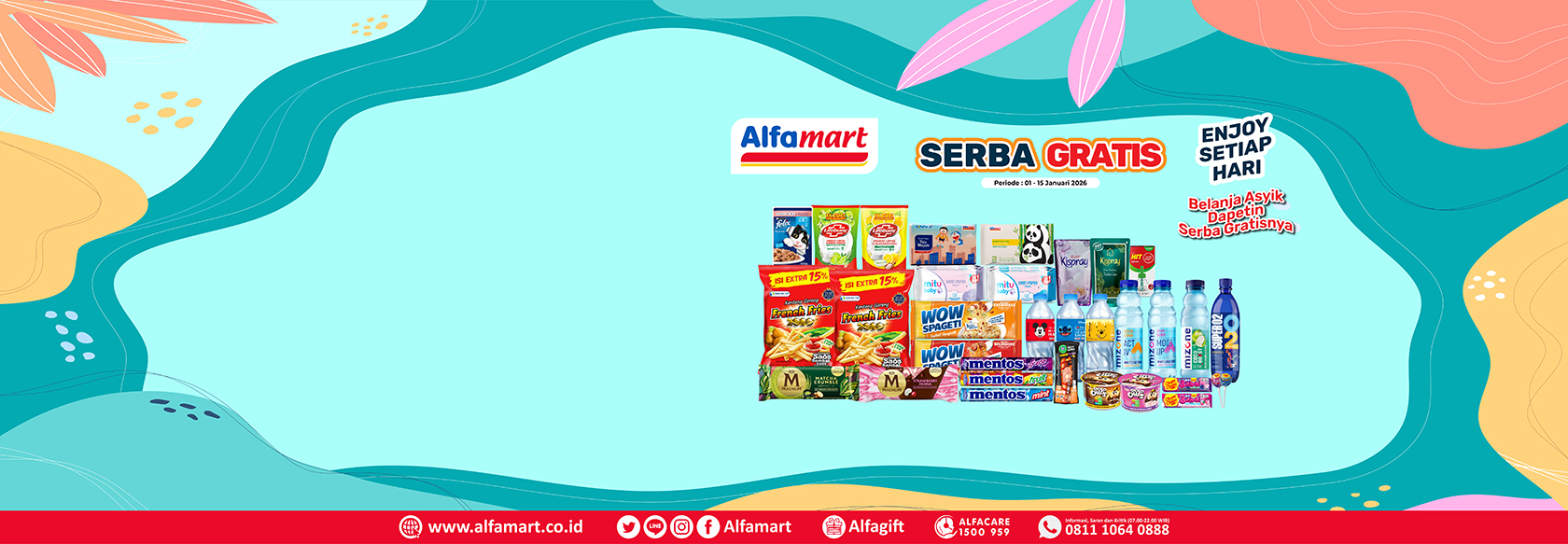 Desktop version banner Promo Serba Gratis