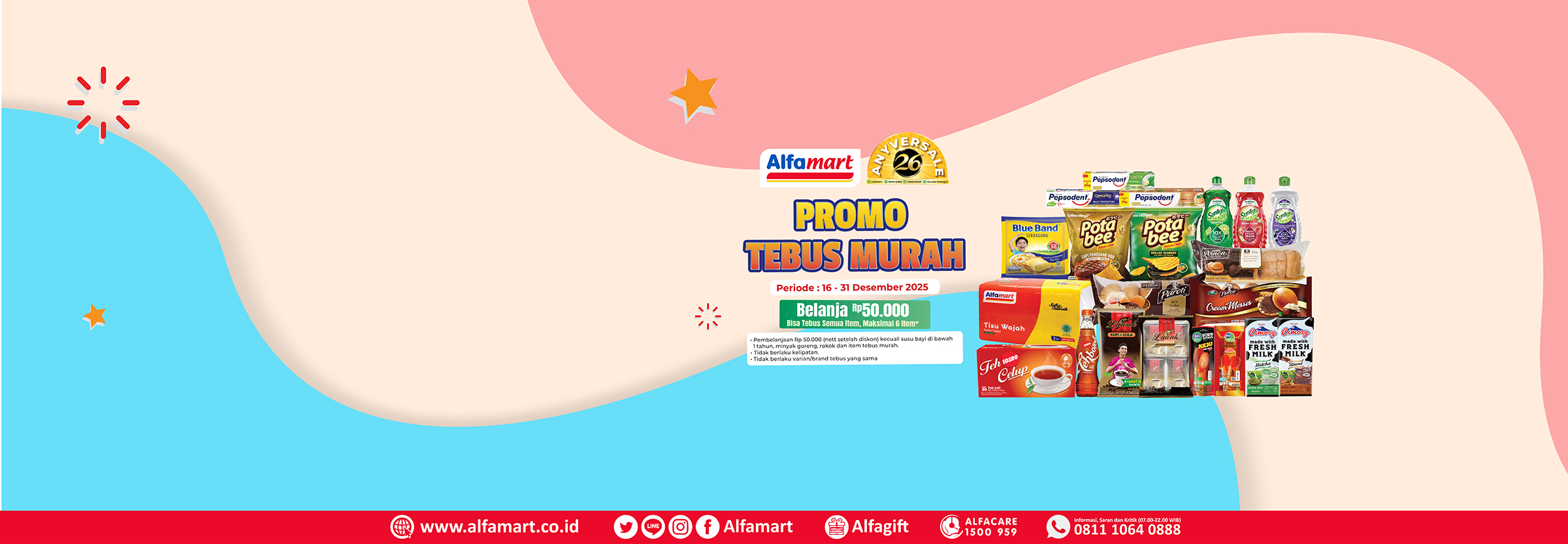 Desktop version banner PROMO SERBA 5RB, 10RB, 15RB