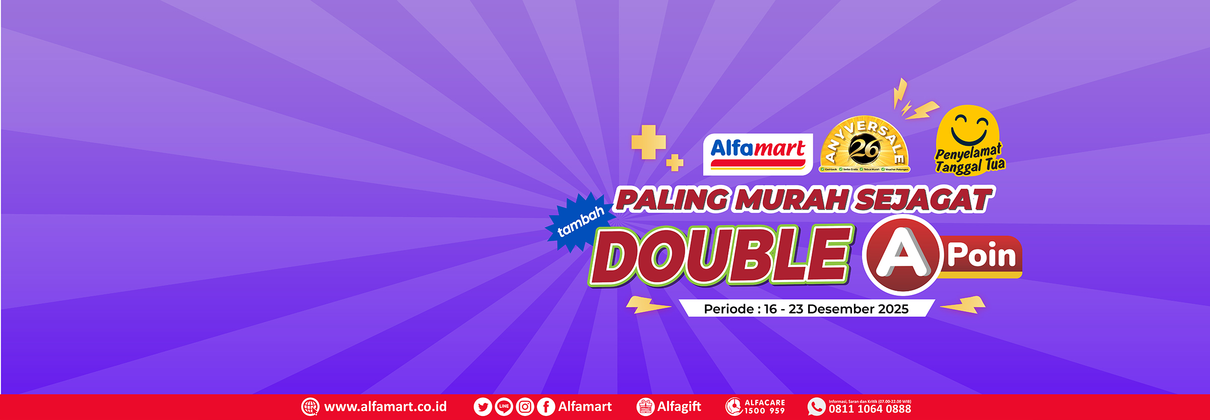 Desktop version banner Double A-Point