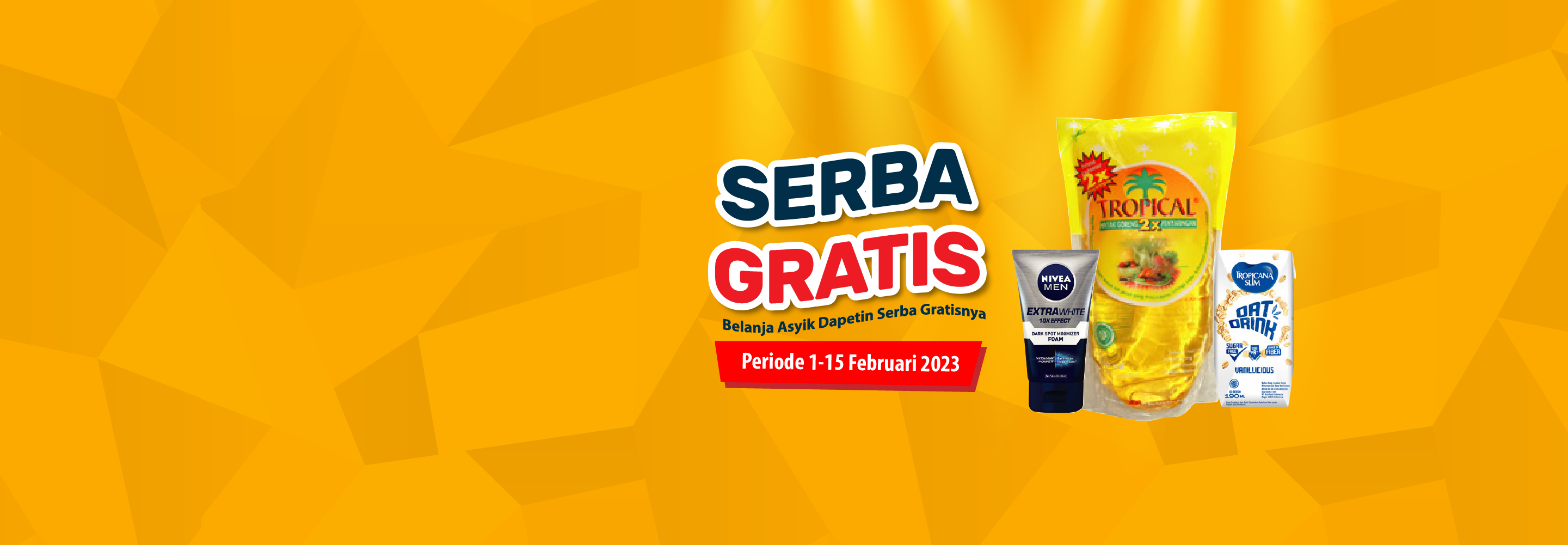 Desktop version banner Promo SERBA GRATIS Alfamart