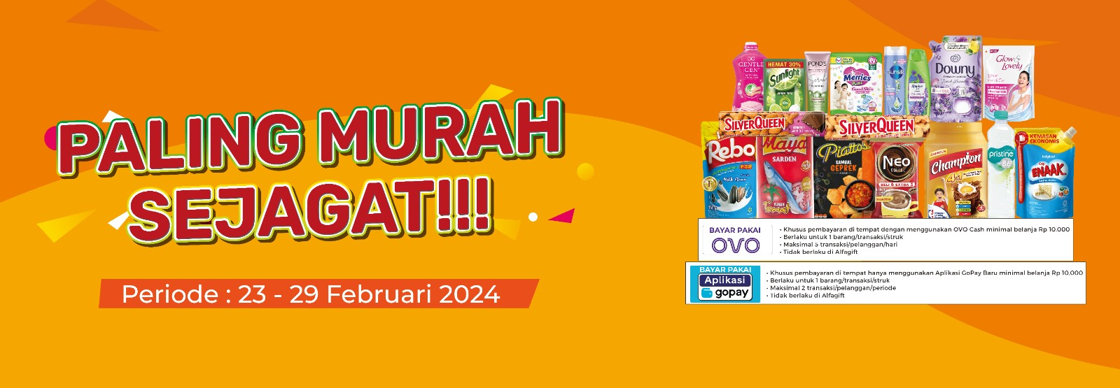 Banner promo PALING MURAH SEJAGAT Alfamart