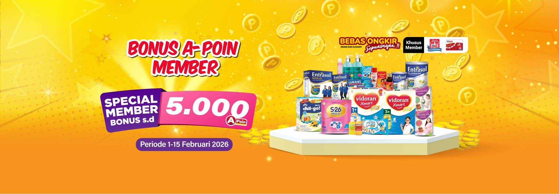 Promo Bonus Poin Member Alfamart Alfamart