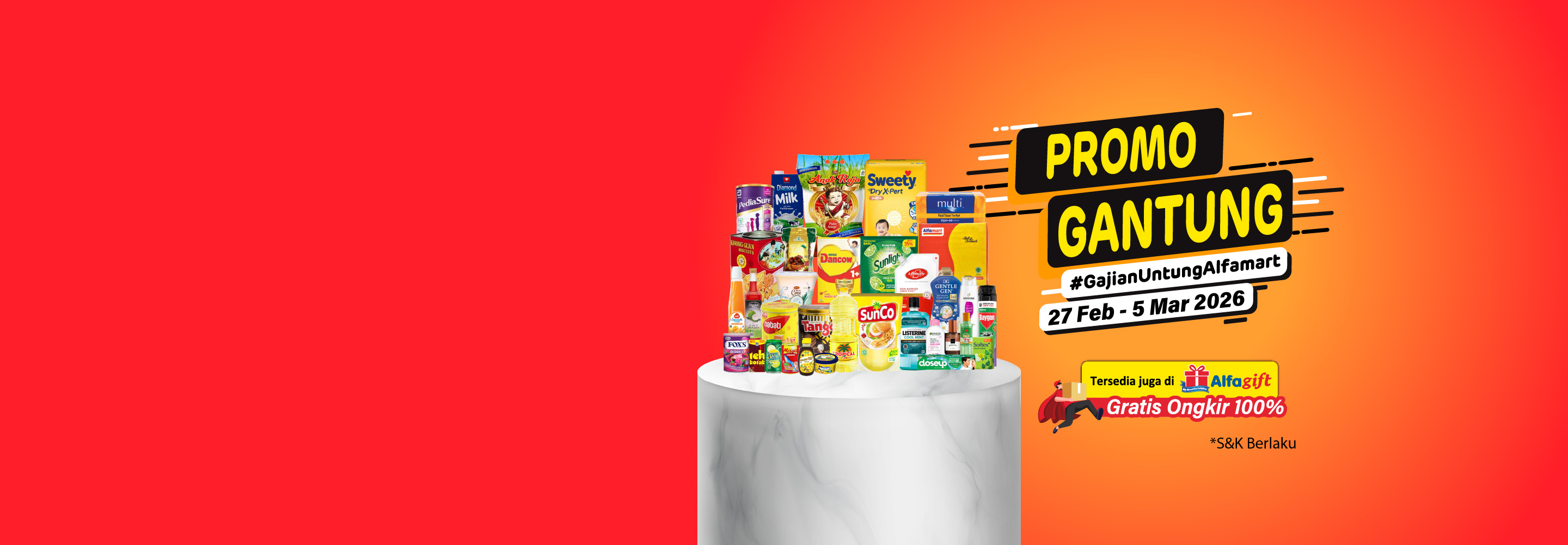 Desktop version banner Promo Gantung Alfamart