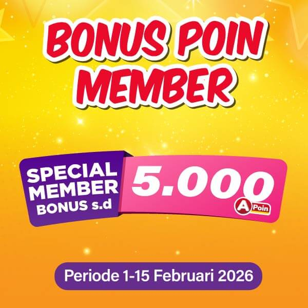 Banner Bonus Poin Member Alfamart Alfamart