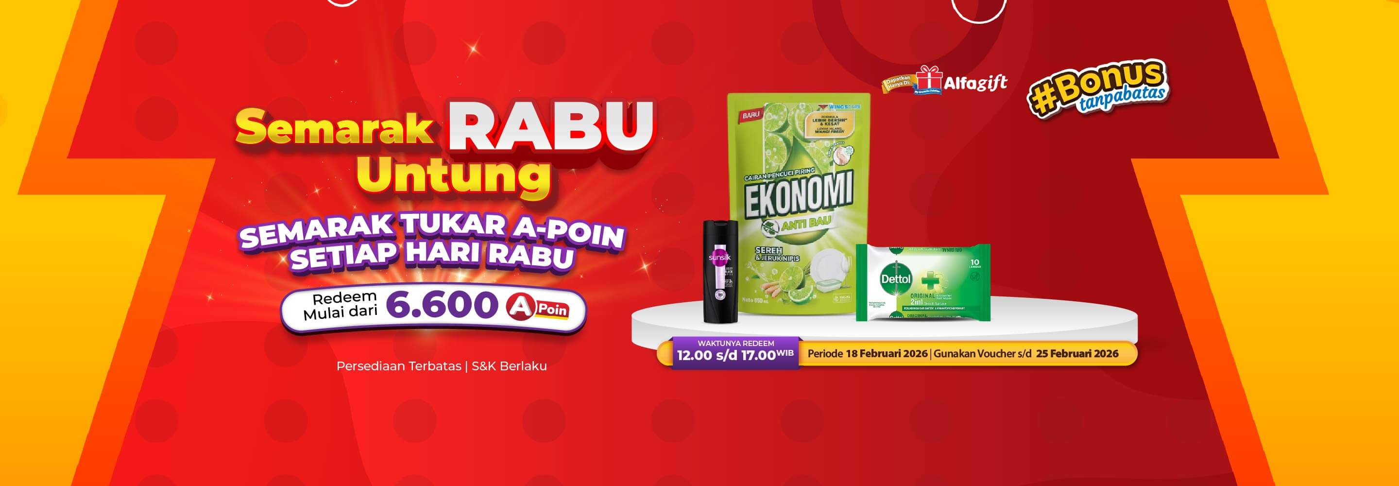 Banner promo Promo SERBU Alfamart Alfamart