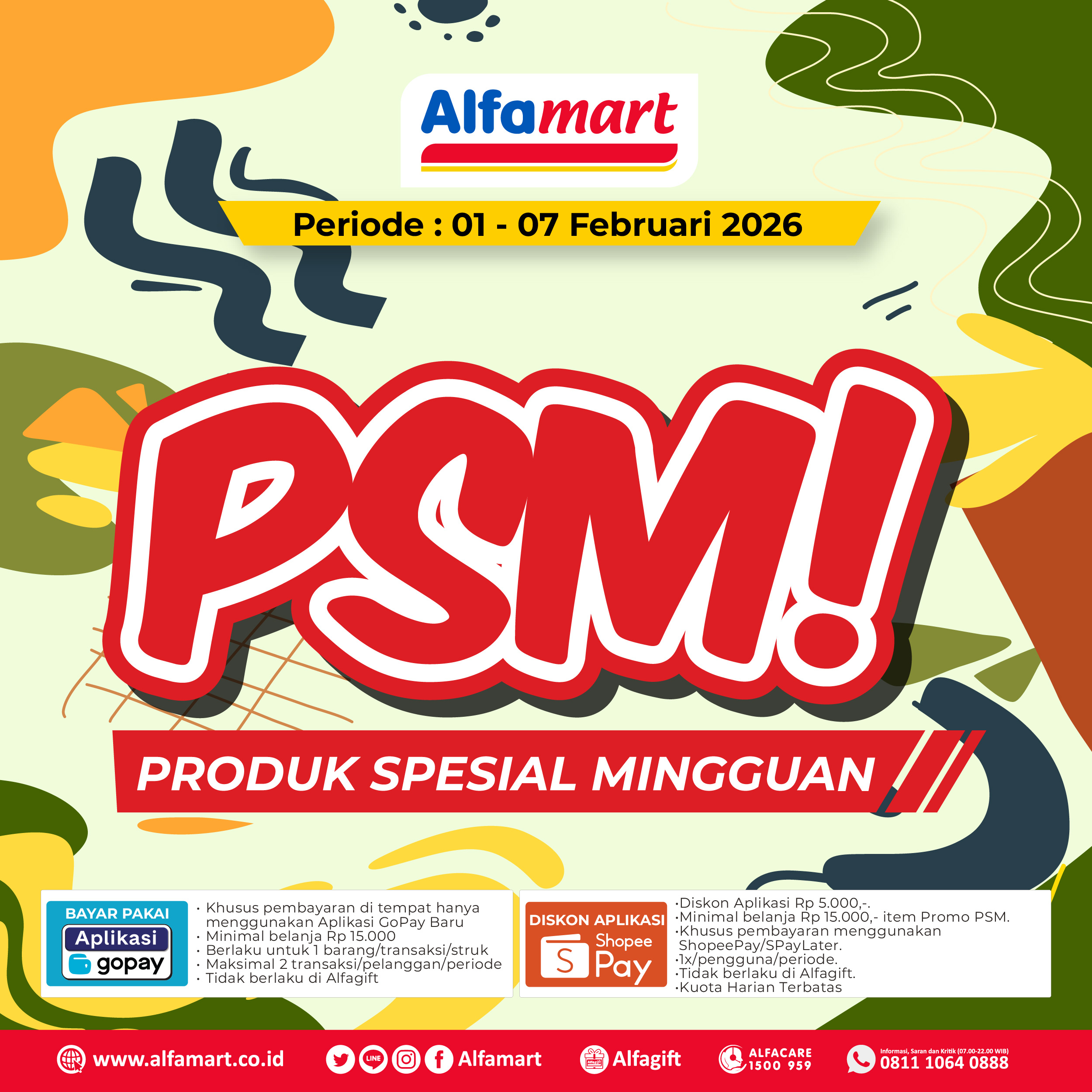 Banner PSM (Promo Spesial Mingguan) Alfamart