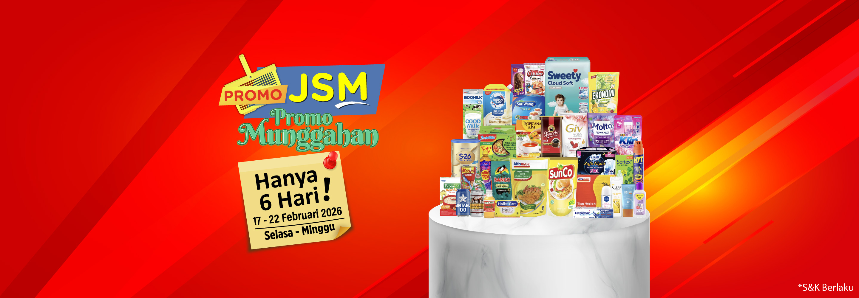 Banner promo Hemat Banget! Promo JSM Alfamart Alfamart