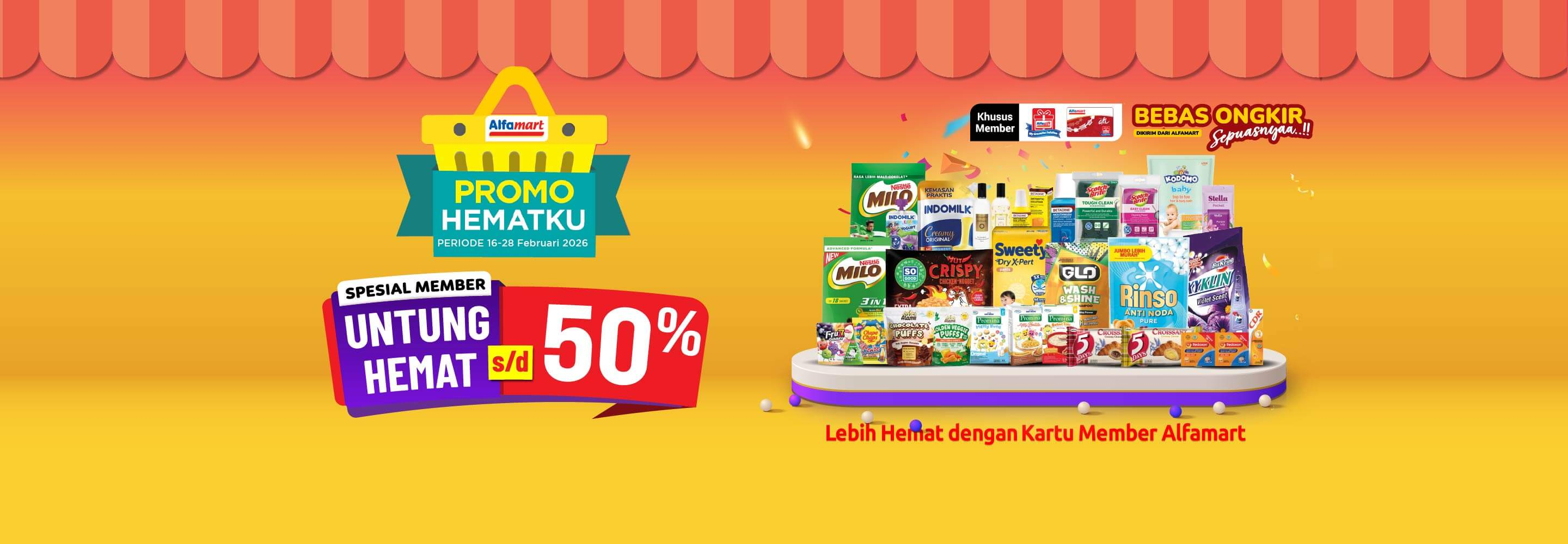 Banner promo Promo Member Hematku Alfamart