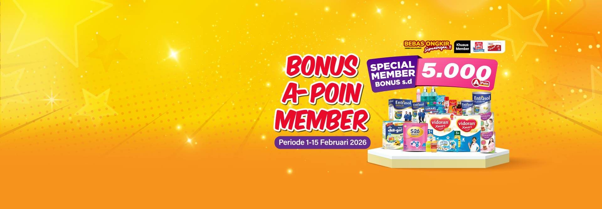 Desktop version banner Bonus A-Poin Member