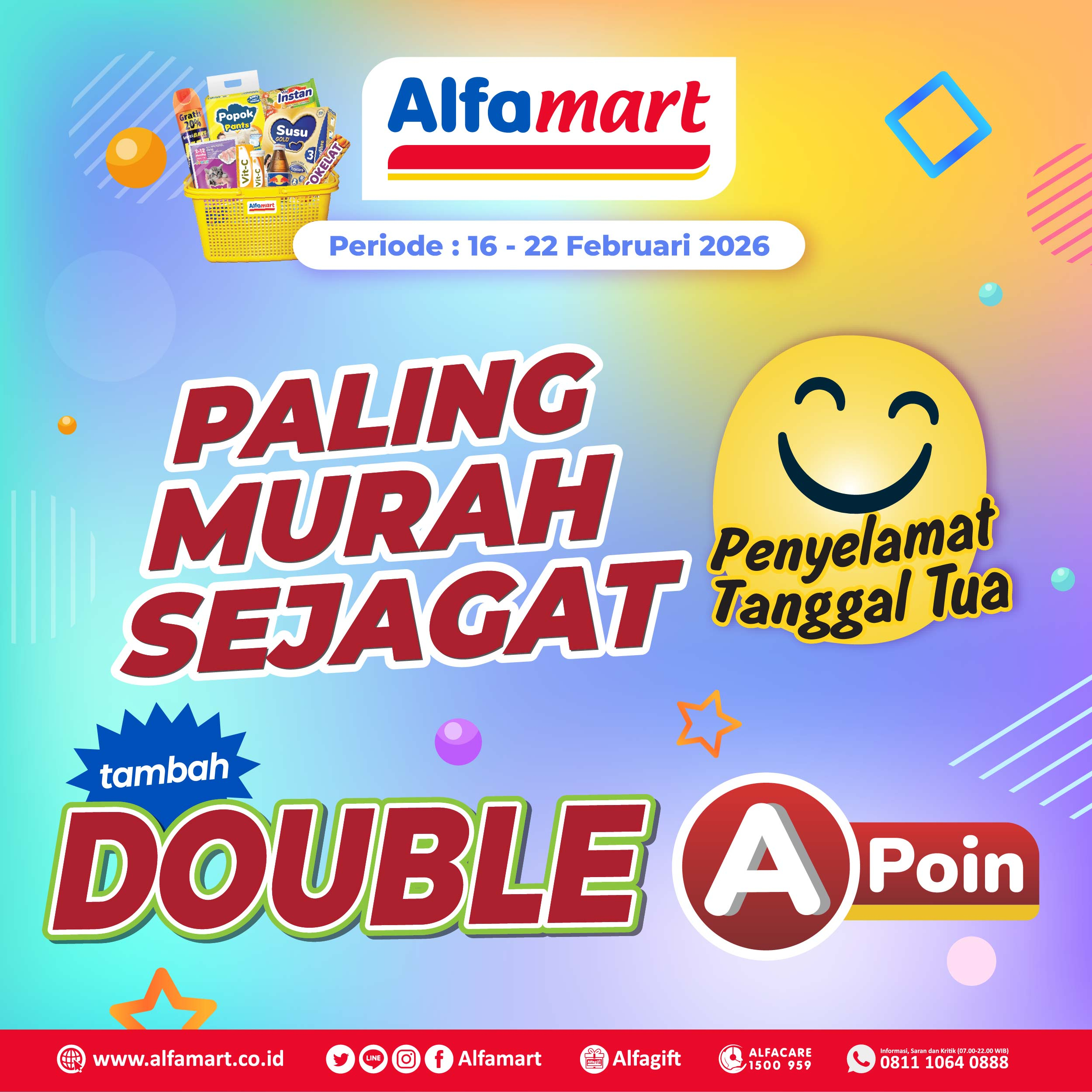 Banner Double Poin Alfamart