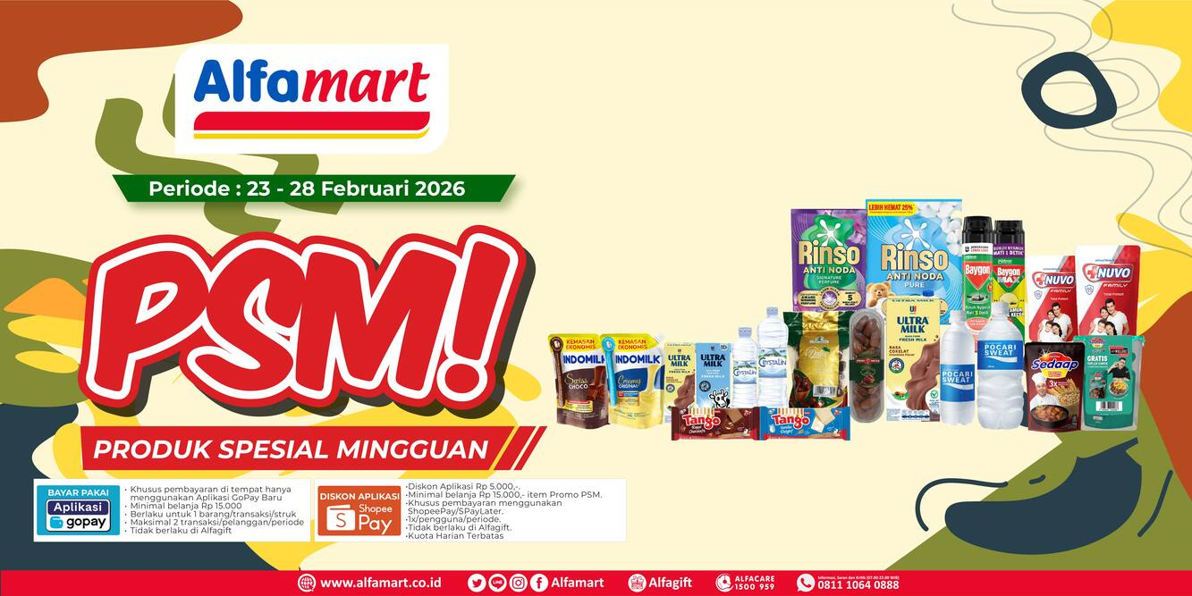 Mobile version banner Produk Spesial Mingguan (PSM)