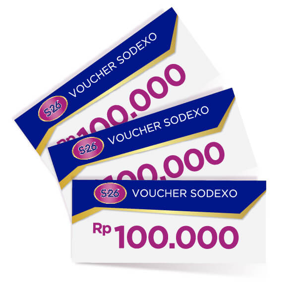 Icon reward 150 - Voucher Sodexo Rp 100.000