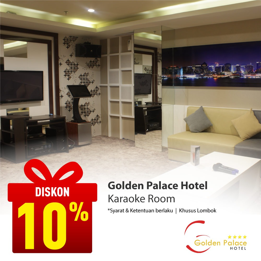 Special Offer GOLDEN PALACE HOTEL LOMBOK (KARAOKE ROOM)