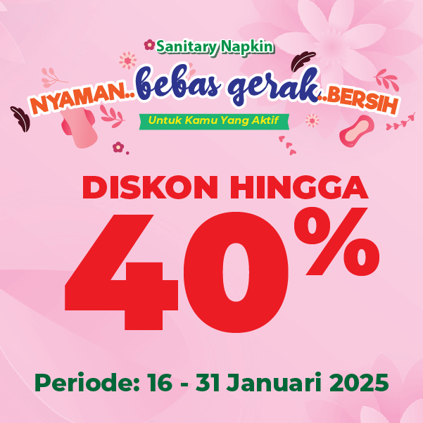 Banner Promo Sanitary Napkin Fair Alfamart Alfamart