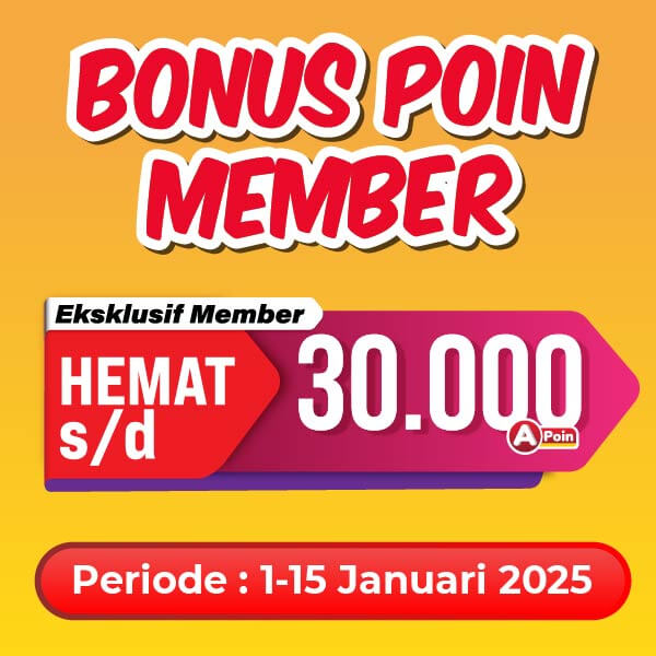 Banner Bonus Poin Member Alfamart Alfamart