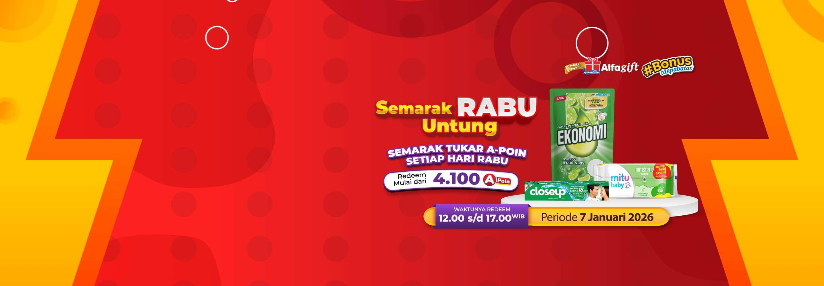 Desktop version banner Promo SERBU Alfamart