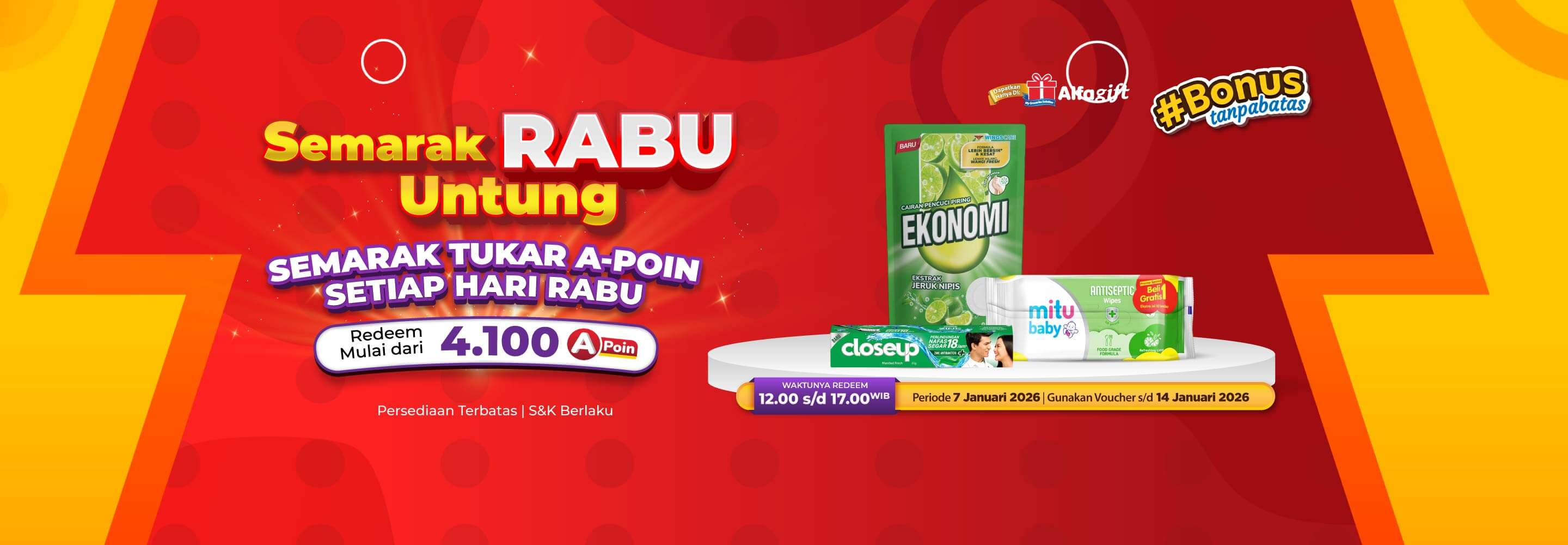 Banner promo Promo SERBU Alfamart Alfamart