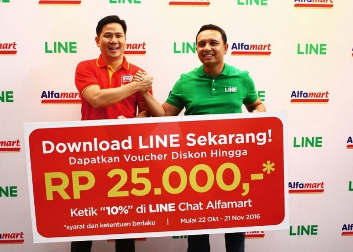 News Banner LINE Ajak Penggunanya Belanja di Alfamart
