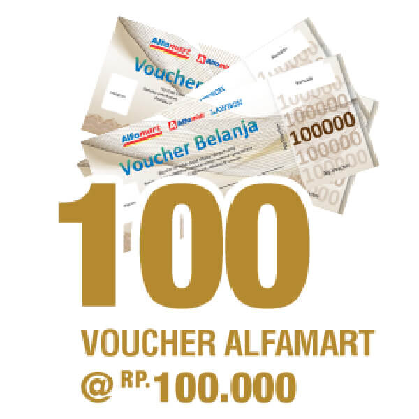 Icon reward Voucher Alfamart Rp 100.000
