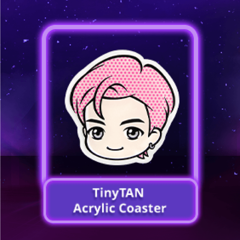 Icon reward Clear TinyTAN - Acrylic Coaster TinyTan